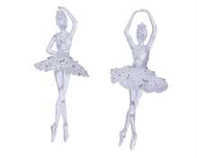 PENDENTE BALLERINA TRASPARENTE EFFETTO GHIACCIO