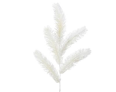 RAMO PINO BIANCO INNEVATO GLITTERATO PVC