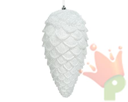 PENDENTE PIGNA EFFETTO GHIACCIO 12X12X26,5