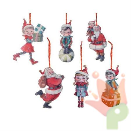 PENDENTE NATALIZIO 6 FIGURE ASSORTITE