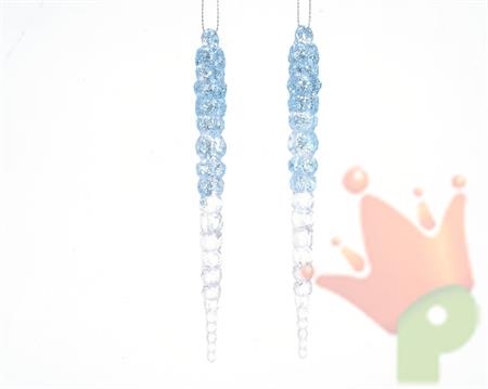 PENDENTE GHIACCIOLO 13 CM BLU ARTICO 2 ASS