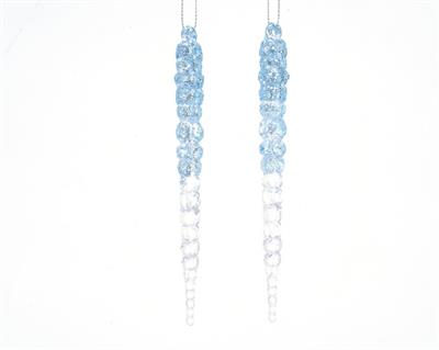 PENDENTE GHIACCIOLO 13 CM BLU ARTICO 2 ASS