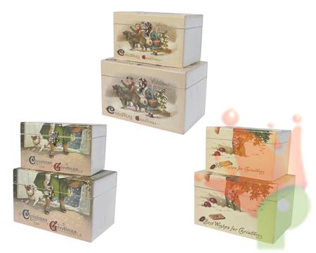SCATOLA IN LEGNO CON DISEGNO
