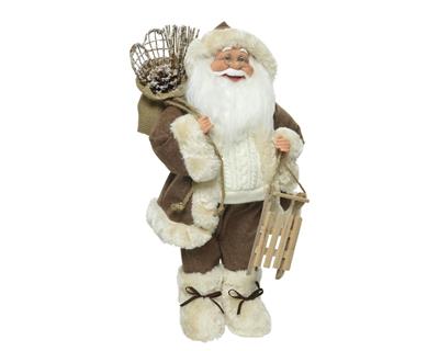 BABBO NATALE MARRONE 24X14X45 CM