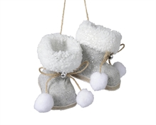 SCARPETTE 7X9X7 CM GRIGIO CHIARON