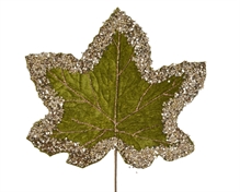 FOGLIE VELLUTATE VERDI 29 CM