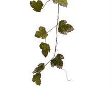 RAMO VERDE CON FOGLIE VELLUTO 120 CM