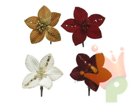PICK STELLA NATALIZIA COLORI ASSORTITI 20 X 10 CM