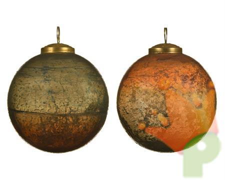 PALLINA DI NATALE ASSORTITA PESANTE 10 CM