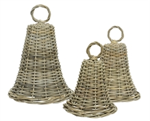 CAMPANA IN RATTAN 24X25CM