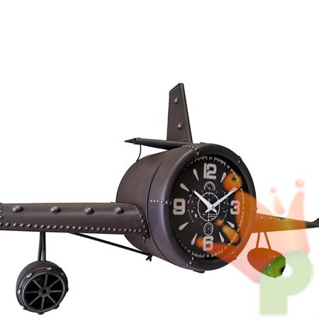 OROLOGIO AEREO GRIGIO IN LATTA 143X4 6CM