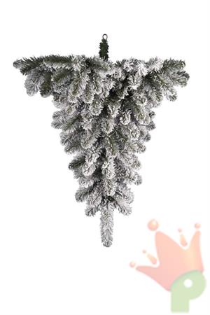 ALBERO DI NATALE INNEVATO 150 CM CAPOVOLTO