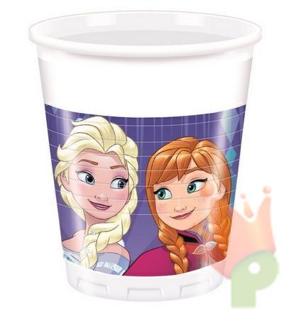 BICCHIERI 200CC FROZEN SNOWFLAKES 8PZ