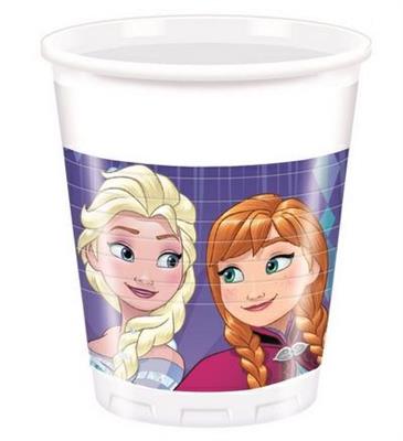 BICCHIERI 200CC FROZEN SNOWFLAKES 8PZ