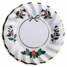 PIATTI FONDI CHRISTMAS CHIC 24CM 6PZ