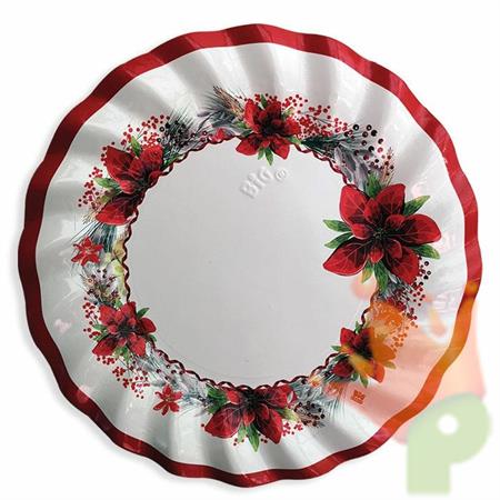 PIATTI 20CM NOEL 8PZ