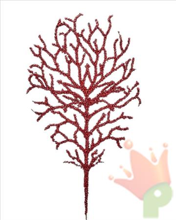 CORALLO BIANCO GLITTERATO 89 CM EDG