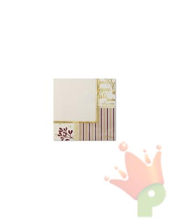 TOVAGLIOLI 33X33 3V ROSE GOLD X-MAS 20PZ