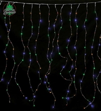 LUCI DI NATALE A TENDA 200 LED MULTICOLOR