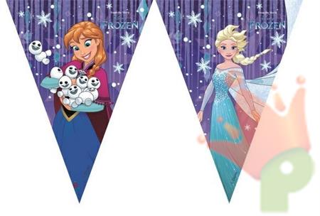 FESTONE BANDIERINE FROZEN SNOWFLAKES 2,3 MT