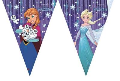 FESTONE BANDIERINE FROZEN SNOWFLAKES 2,3 MT