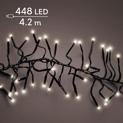 LUCI LED CLUSTER 3MT 448LED BIANCO NATURALE