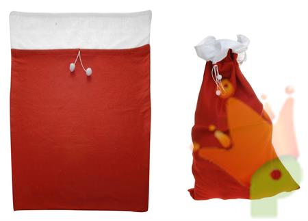SACCO BABBO NATALE 90X60CM