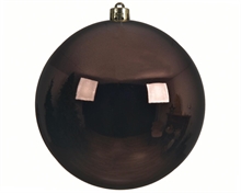 PALLINA PER ALBERO 14CM MARRONE