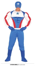 COSTUME CAPITAN AMERICA TAGLIA L 52 54