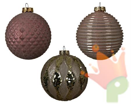 PALLINA PER ALBERO 10CM ROSA/CIPRIA/CHAMPAGNE