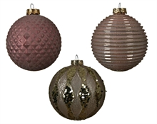 PALLINA PER ALBERO 10CM ROSA/CIPRIA/CHAMPAGNE