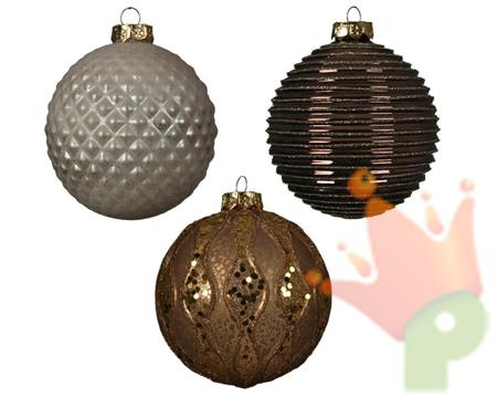PALLINA PER ALBERO 10CM TORTORA/MARRONE