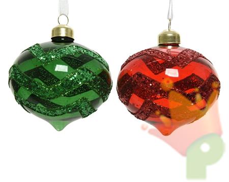 PENDENTE PER ALBERO VERDE/ROSSO