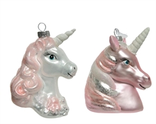 UNICORNO PER ALBERO BIANCO/ROSA