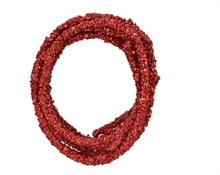 GHIRLANDA IN SCHIUMA 180CM ROSSA