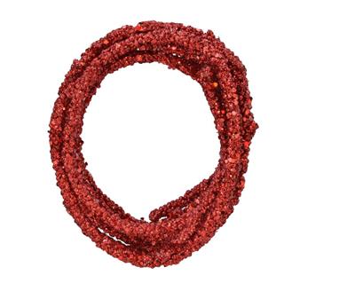 GHIRLANDA IN SCHIUMA 180CM ROSSA