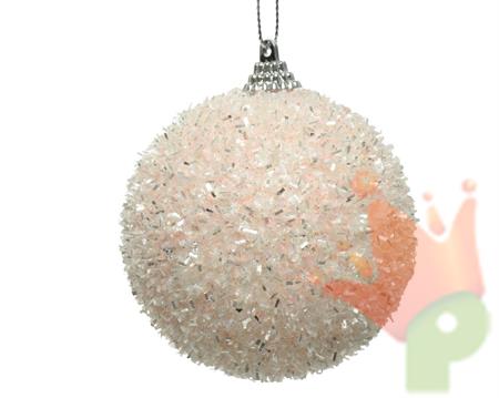 PALLINA PER ALBERO IN SCHIUMA 10CM ROSA CIPRIA