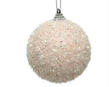 PALLINA PER ALBERO IN SCHIUMA 10CM ROSA CIPRIA