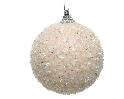 PALLINA PER ALBERO IN SCHIUMA 10CM ROSA CIPRIA