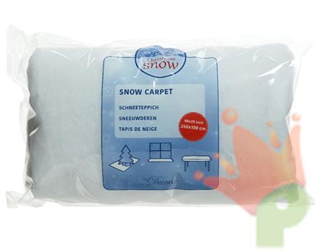 TAPPETO NEVE 250X100CM BIANCO