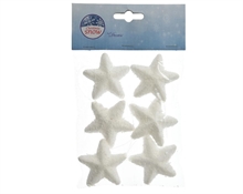 STELLE IN SCHIUMA 8CM CON APPENDINO 6PZ