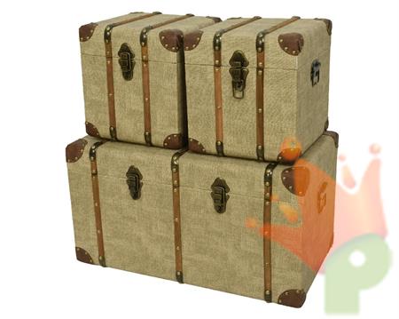 VALIGIA IN PELLE 28X28X30 CM SABBIA