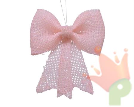 FIOCCO PER ALBERO DA APPENDERE 2,5X12X14CM ROSA