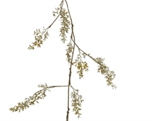 GHIRLANDA FOGLIE GLITTERATE 3X10X110CM ORO