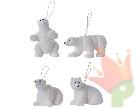 ORSO IN SCHIUMA 4 POSIZIONI BIANCO