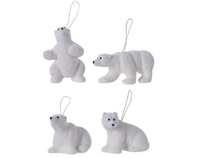ORSO IN SCHIUMA 4 POSIZIONI BIANCO