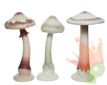 FUNGHI LED A BATTERIA 60CM 3 MODELLI