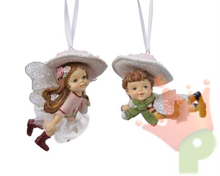 FATINE DEL BOSCO DA APPENDERE 12 CM