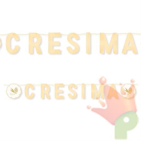 FESTONE KIT SCRITTA MAXI LA MIA CRESIMA 6MT
