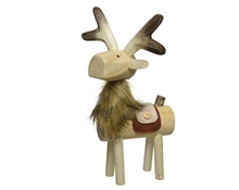 RENNA IN LEGNO 22X27X47CM